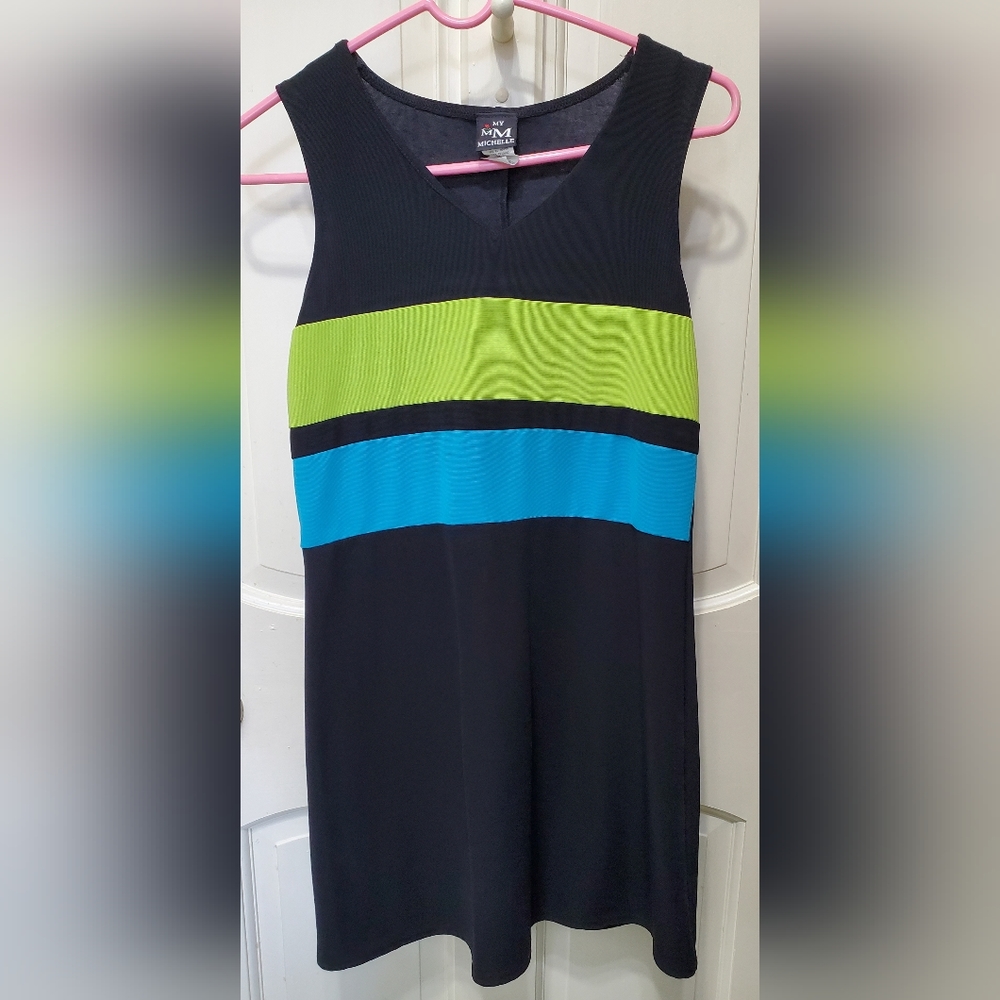 My Michelle Color Block Dress M